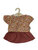 Poppenrok en -shirt blush happy flower (34 cm)