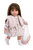 Munecas poppenkledingset Pink Flowers (35 cm)