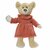 Kledingset Jurk gebreid oud roze (28-35 cm)