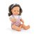 Europees babymeisje lang bruin haar (38 cm)