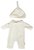 Poppenkleding Ecru 38 cm – Mutsje & Boxpakje