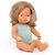 Europees babymeisje met Vitiligo en lange blonde haren (38 cm)