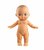 Mini Pancha pop met zalmrose romper (28 cm)