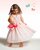 Jurk prinses Emily met kroon en tas (28-35 cm)