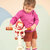Babypop Lena met fietszitje