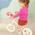 Babypop Lena met fietszitje