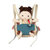 Babypop Jeanne met draagzak