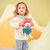 Babypop Jeanne met draagzak