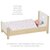 Poppenledikant Heart Dreams zonder beddengoed