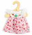 Kledingset 25 cm Roze jurk met kanten mouwtjes Small