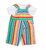 Kledingset 25 cm Gestreepte Tuinbroek met wit T-shirt Small