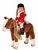 Kambaar paard (37 cm) XL