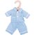 Kledingset 25 cm Blauw gestreepte pyjama Small