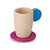 Koffiekopje met schotel